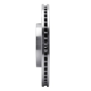 Hyundai Santa Fe Brake Rotor (1) - Front Right - R1 Concepts - Drilled & Slotted - Silver - `01-`06